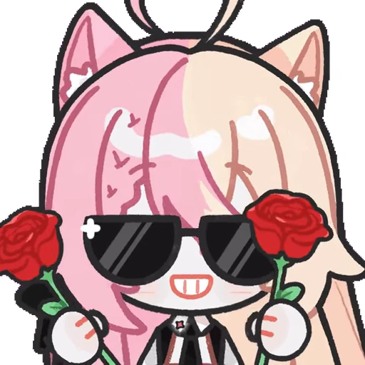 😎 Стикер «Momoi Monaka» для Telegram
