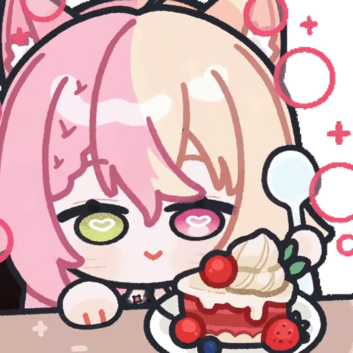 🍰 Стикер «Momoi Monaka» для Telegram