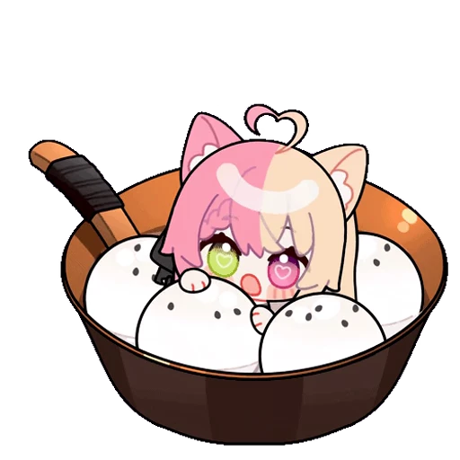 😋 Стикер «Momoi Monaka» для Telegram
