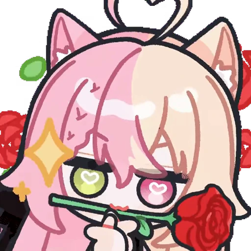 🫰 Стикер «Momoi Monaka» для Telegram
