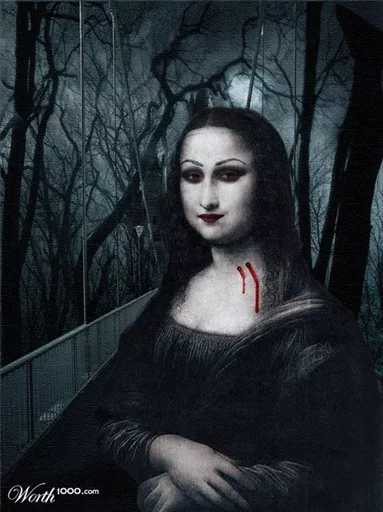 😙 Стикер «Mona Lisa» для Telegram