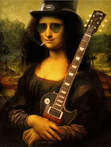 🤨 Стикер «Mona Lisa» для Telegram