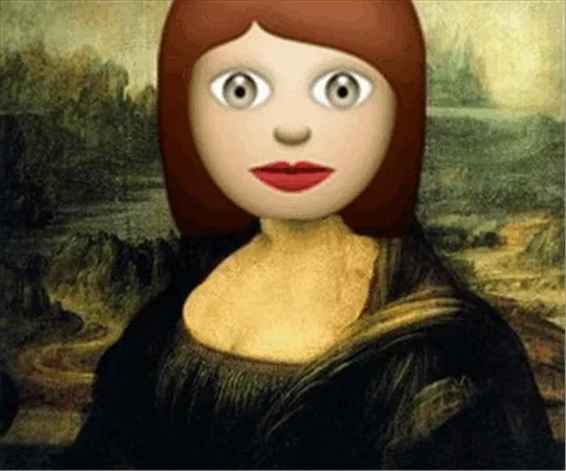 😍 Стикер «Mona Lisa» для Telegram