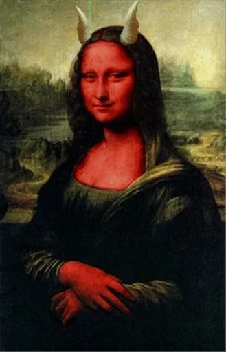 😌 Стикер «Mona Lisa» для Telegram