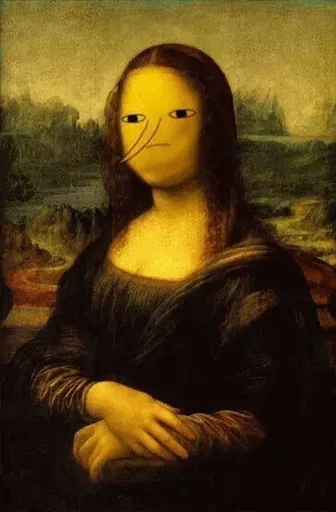 😙 Стикер «Mona Lisa» для Telegram