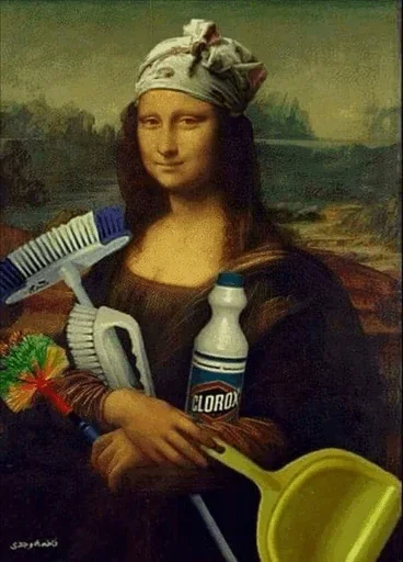 😩 Стикер «Mona Lisa» для Telegram