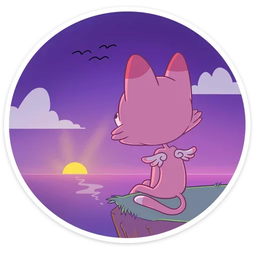 🌇 Стикер «Монамур» для Telegram