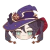 Стикер 25 Mona Genshin