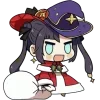 Стикер 47 Mona Genshin
