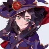 Стикер 12 Mona Genshin