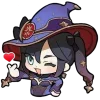 Стикер 24 Mona Genshin