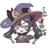 Стикер 39 Mona Genshin