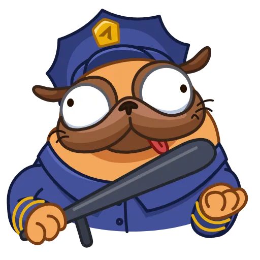 👮 Стикер «Monchi» для Telegram