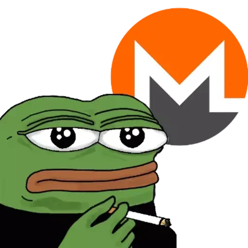 🙄 Стикер «Monero» для Telegram
