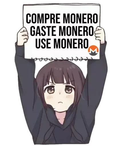 🗣 Стикер «Monero» для Telegram