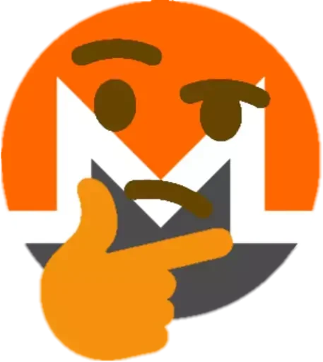 🤔 Стикер «Monero» для Telegram