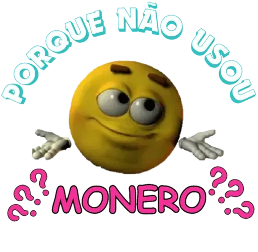😏 Стикер «Monero» для Telegram