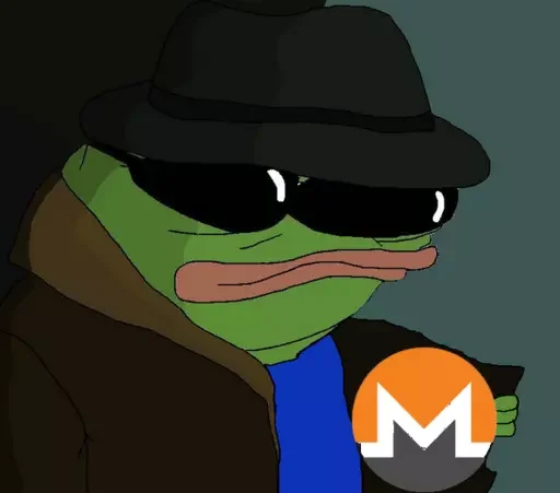🥸 Стикер «Monero» для Telegram