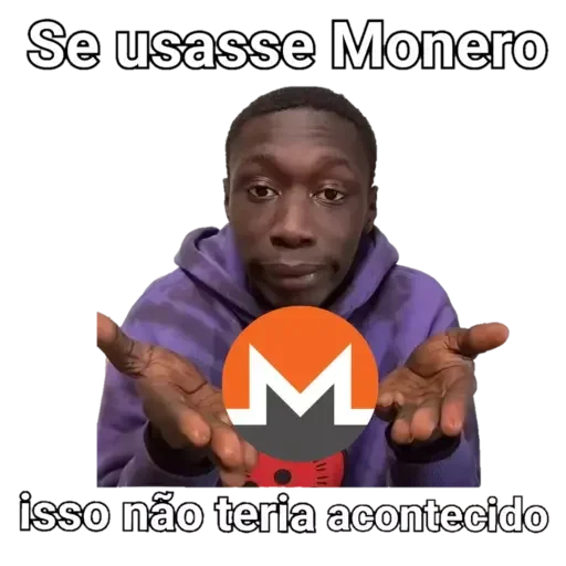 🗣 Стикер «Monero» для Telegram