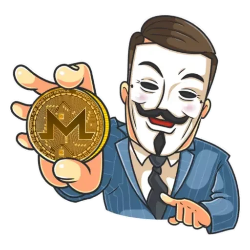 🥷 Стикер «Monero» для Telegram
