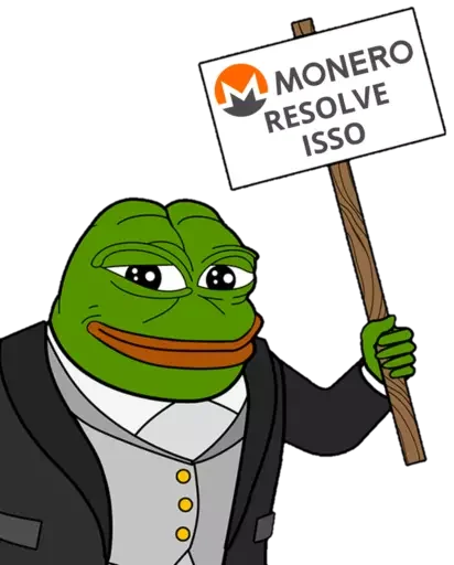 🗣 Стикер «Monero» для Telegram