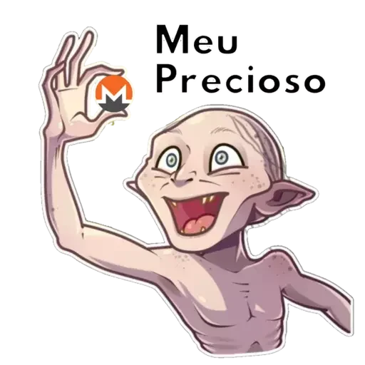 🤑 Стикер «Monero» для Telegram