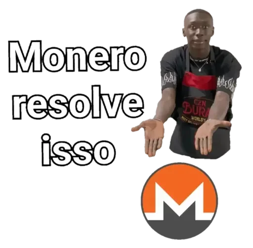 🗣 Стикер «Monero» для Telegram