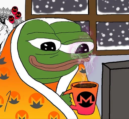 😌 Стикер «Monero» для Telegram