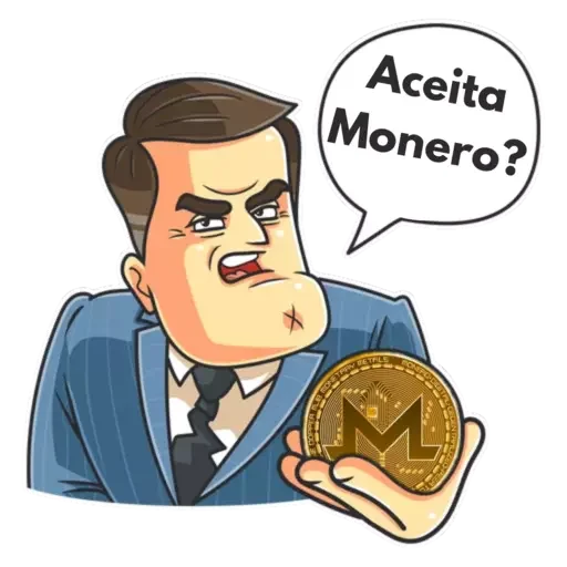 🤝 Стикер «Monero» для Telegram