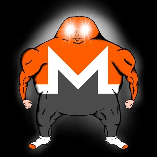 💪 Стикер «Monero» для Telegram