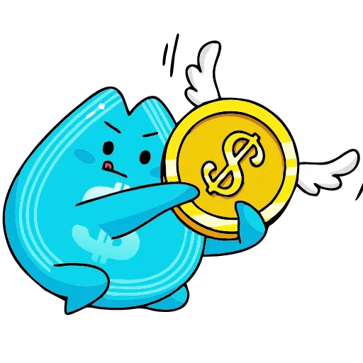 Стикер 9 Money Rain