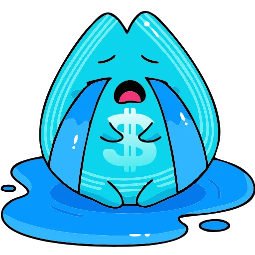 Стикер 13 Money Rain