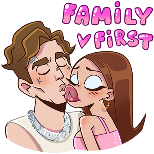 😘 Стикер «MONEYKEN AND INSTASAMKA» для Telegram