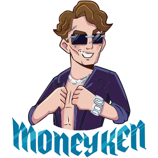 😎 Эмодзи «MONEYKEN AND INSTASAMKA» для Telegram