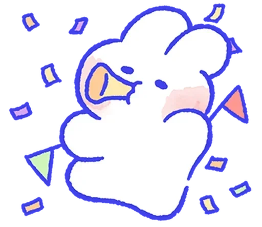 🎉 Стикер «lovely mongmong» для Telegram