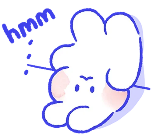 🤔 Стикер «lovely mongmong» для Telegram