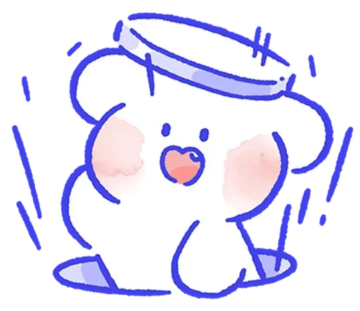 Стикерпак lovely mongmong для Telegram
