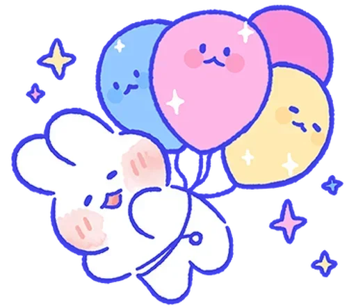 🎈 Стикер «lovely mongmong» для Telegram