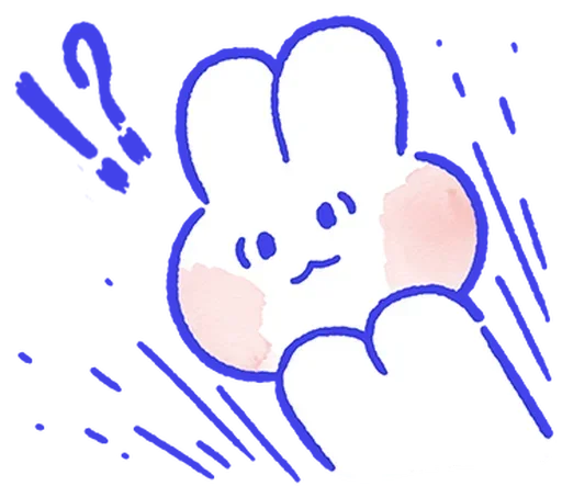 ⁉ Стикер «lovely mongmong» для Telegram