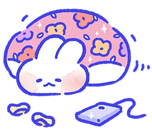 🛌 Стикер «lovely mongmong» для Telegram