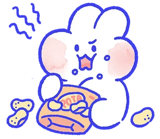 🍪 Стикер «lovely mongmong» для Telegram