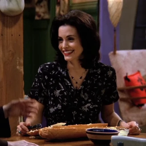 👚 Стикер «Courteney Cox» для Telegram
