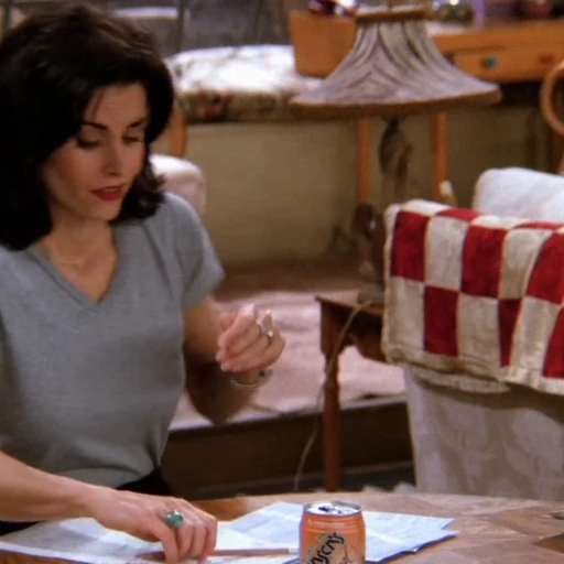 🐚 Стикер «Courteney Cox» для Telegram