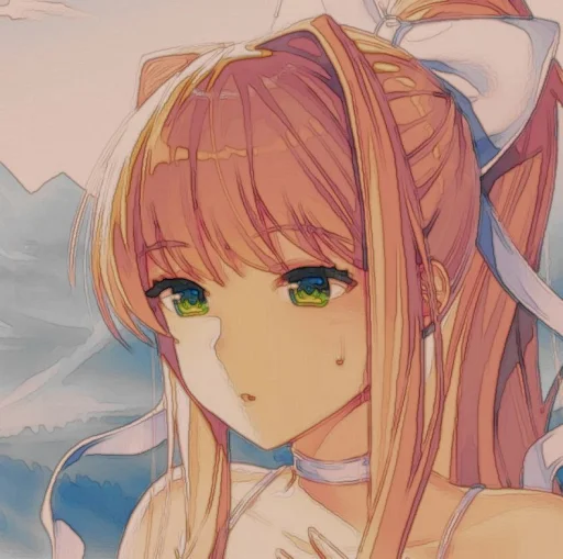 🤩 Стикер «Monika» для Telegram