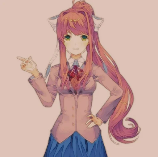 🤩 Стикер «Monika» для Telegram