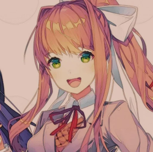 🤩 Стикер «Monika» для Telegram