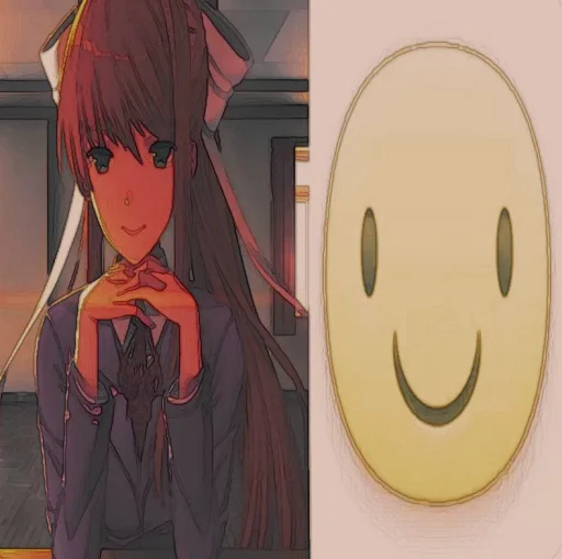 🤩 Стикер «Monika» для Telegram
