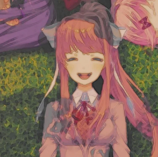🤩 Стикер «Monika» для Telegram