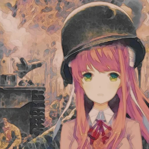 🤩 Стикер «Monika» для Telegram