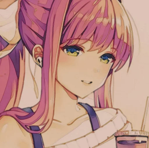 🤩 Стикер «Monika» для Telegram